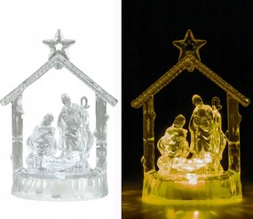 LED-es karácsonyi betlehem 12 cm