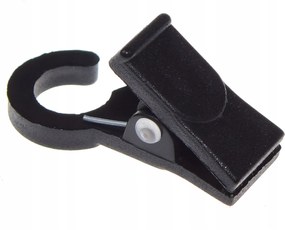 Békák fa függönykarnishoz erős béka függönykarnishoz 1000 db Fekete