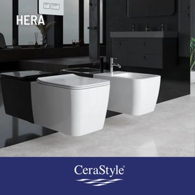 CeraStyle HERA fali WC - rimless - perem nélküli - rejtett rögzítésű - 52 cm