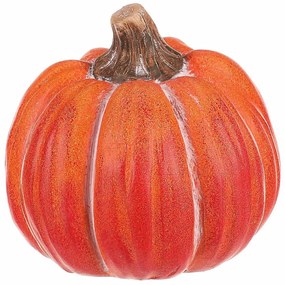 Magas, lyukak nélküli narancssárga tök, kerámia,átmérő 12 cm, 12 cm átmérőjű