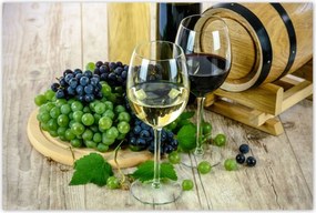 Poszterek 120x80 Fehér szőlőbor
