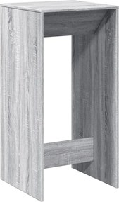vidaXL szürke sonoma színű szerelt fa bárasztal 51 x 50 x 103,5 cm