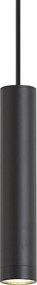Design függőlámpa fekete GU10 50mm IP44 - Tuba