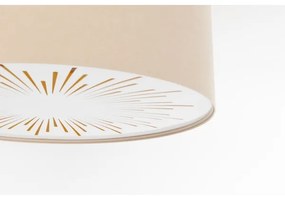 Mennyezeti lámpa RAYS 2xE27/60W/230V átm. 40 cm bézs