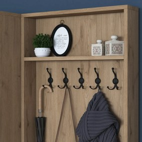 Pone White and Walnut I előszoba szett