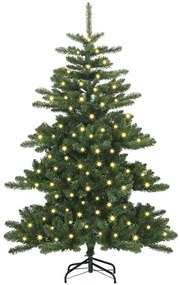 Műanyag Hajtogatós Karácsonyfa 150 LED-del 150 cm PVC