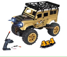 Négy csatornás világítós Távirányítós Land Rover Defender Mászó Autó (akkut tartalmaz)