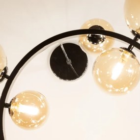 Brilagi - LED Csillár zsinóron MILLA 15xG9/3W/230V fényezett króm/arany