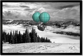 Bekeretezett poszterek 60x40 Mint léghajó