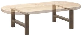 2 db natúr acél dohányzóasztal láb 70 x (30-31) cm acél