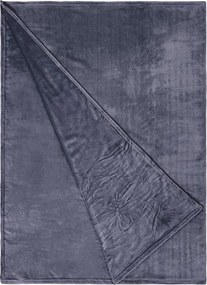 LAZY DAYS polár takaró, antracitszürke 200 x 150cm