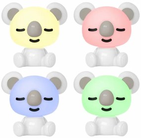 LED RGBW Dimmelhető gyerek éjszakai kislámpa 2,5W/230V koala fehér