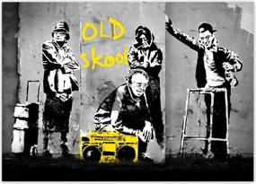 Poszterek 70x50 Banksy Old school