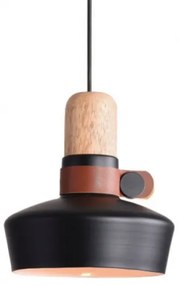 Zambelis 1990 - Csillár zsinóron 1xE27/40W/230V tölgy/fekete