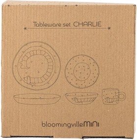 Kőedény gyerek étkészlet 3 db-os Charlie – Bloomingville Mini