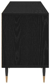 TV Szekrény Fekete Tölgy 150x30x44,5 cm Mérnöki Fa