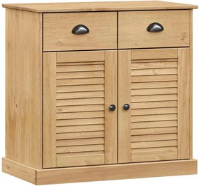 vidaXL VIGO tömör fenyőfa fiókos tálalószekrény 78x40x75 cm