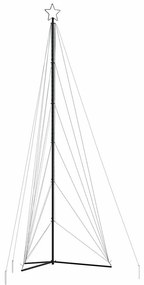 kék LED karácsonyfa 861 LED 478 cm