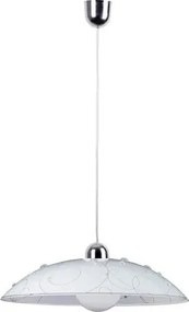 Rabalux beltéri függeszték e27 60w fehér mintás jolly