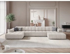 Világosszürke sarokkanapé (U alakú) Chicago – Cosmopolitan Design