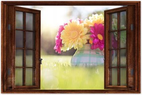 Poszterek 90x60 Virágcsokor a réten