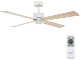 Lucci air 213171 - LED Mennyezeti ventilátor NEWPORT fa/fehér/bézs + távirányító