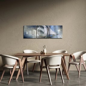 Kép - Szellemhajó (órával) (90x30 cm)