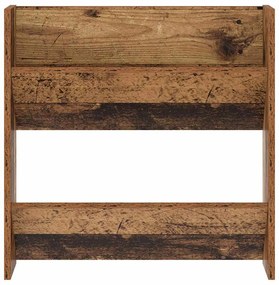 Cipőszekrény polcokkal 2 pcs Öreg fa 60 x 18 x 60 cm Faanyag