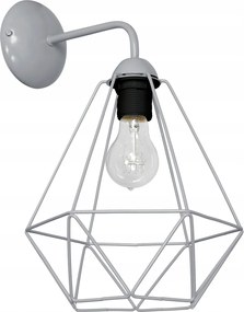 Fali lámpa Basket Gray Milagro 1xE27 IP20 szürke