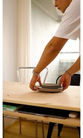 Borovi fenyő étkezőasztal 75x134 cm Tuck – Karup Design