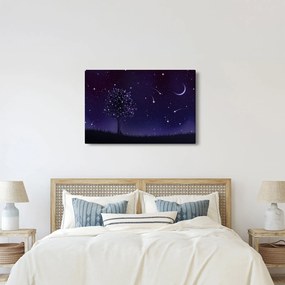 Kép - Illusztrációban fogott éj (90x60 cm)