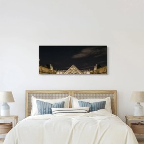 Kép - Louvre éjjel (120x50 cm)