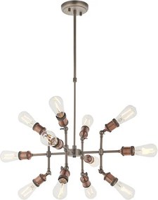 ENDON 81609 HAL Modern Csillár Antik Réz, Ón E27 IP20