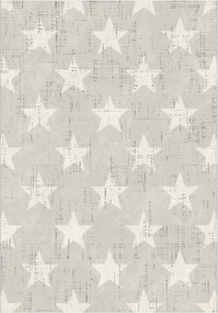 Modern Szőnyeg Home Art Szürke Csillagokkal 200x290