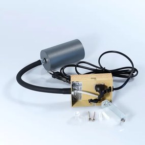 Globo 57911WG - Rugalmas fali lámpa ROBBY 1xGU10/25W/230V szürke/barna