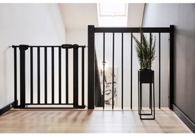 KINDERKRAFT - Biztonsági korlát LOCK&amp;GO 75-103 cm fekete