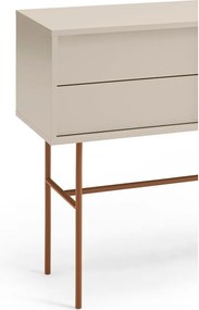 Téglavörös-bézs konzolasztal 35x110 cm Nube – Teulat