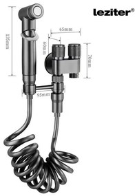 Azure bidé zuhany csaptelep fekete