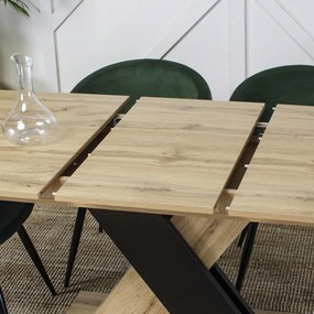 Elegáns Étkezőszék Zöld Bársony Kárpittal. ADELE