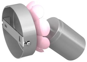 Fali spotlámpa FLOWER 1xGU10/8W/230V matt króm