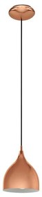 Eglo 55284 - CORETTO kábeles függőlámpa, 1xE27/60W/230V, rézszínű