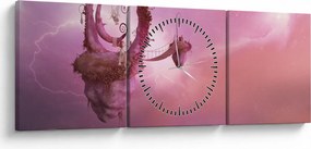 Kép - Tündér egy lebegő szigeten (órával) (90x30 cm)
