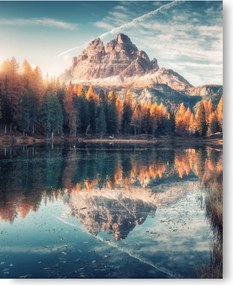 Tó Hegyek Erdő poszter 40x50 cm kép #185