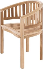 Kerti szék DIVERO® 83 x 68 x 48 cm - tíkfa