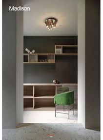 Redo 01-2039 - LED Mennyezeti lámpa MADISON 9xLED/4W/230V arany