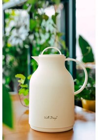 Bézs termosz, 1 l - Vialli Design