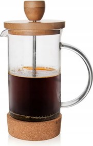 Dugattyús teáskanna dugattyús teaszűrővel gyógynövények 400 ml