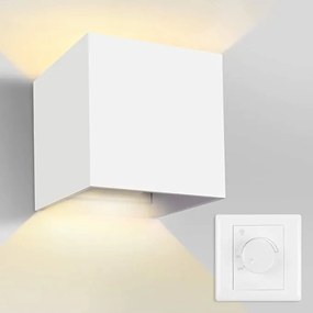 12 W-os Led fali lámpa, szabályozható