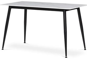 Étkezőszett 4 székkel, 130×70×76 cm, Kerámia Márvány Lappal. ASE-1004 GREY2