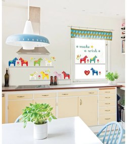 Fanastick Small Colorful Horses öntapadós matrica